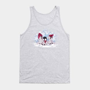 Snow Penguins Tank Top